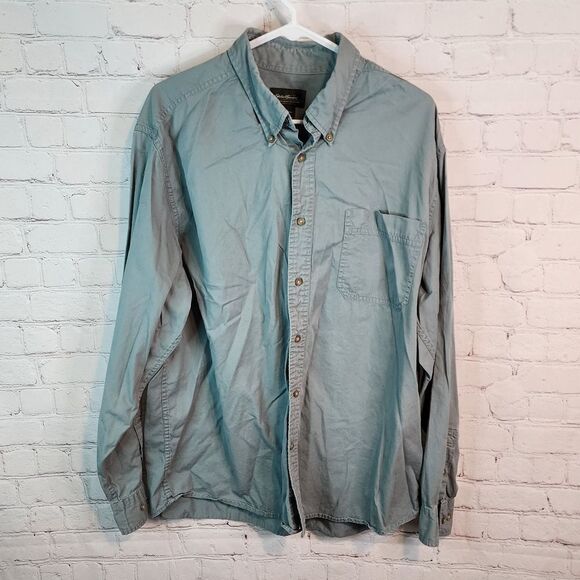 Men's Eddie Bauer longsleeve button-down shirt, size XL - Picture 1 of 3